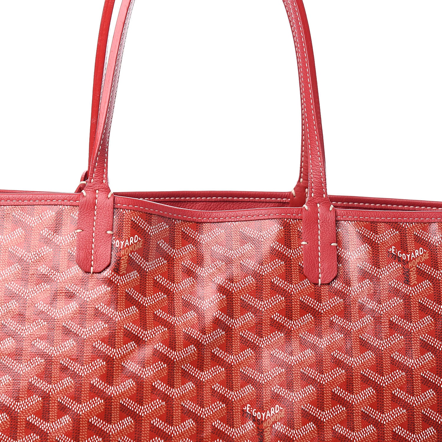Goyard Goyardine Reversible Anjou PM Red 15 of 17