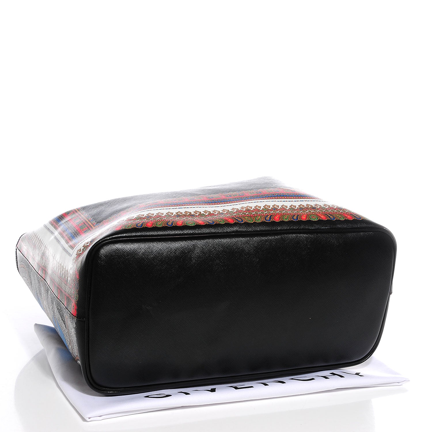 Givenchy Textured Coated Canvas Large Scarf Print Antigona Tote Black 4 of 10