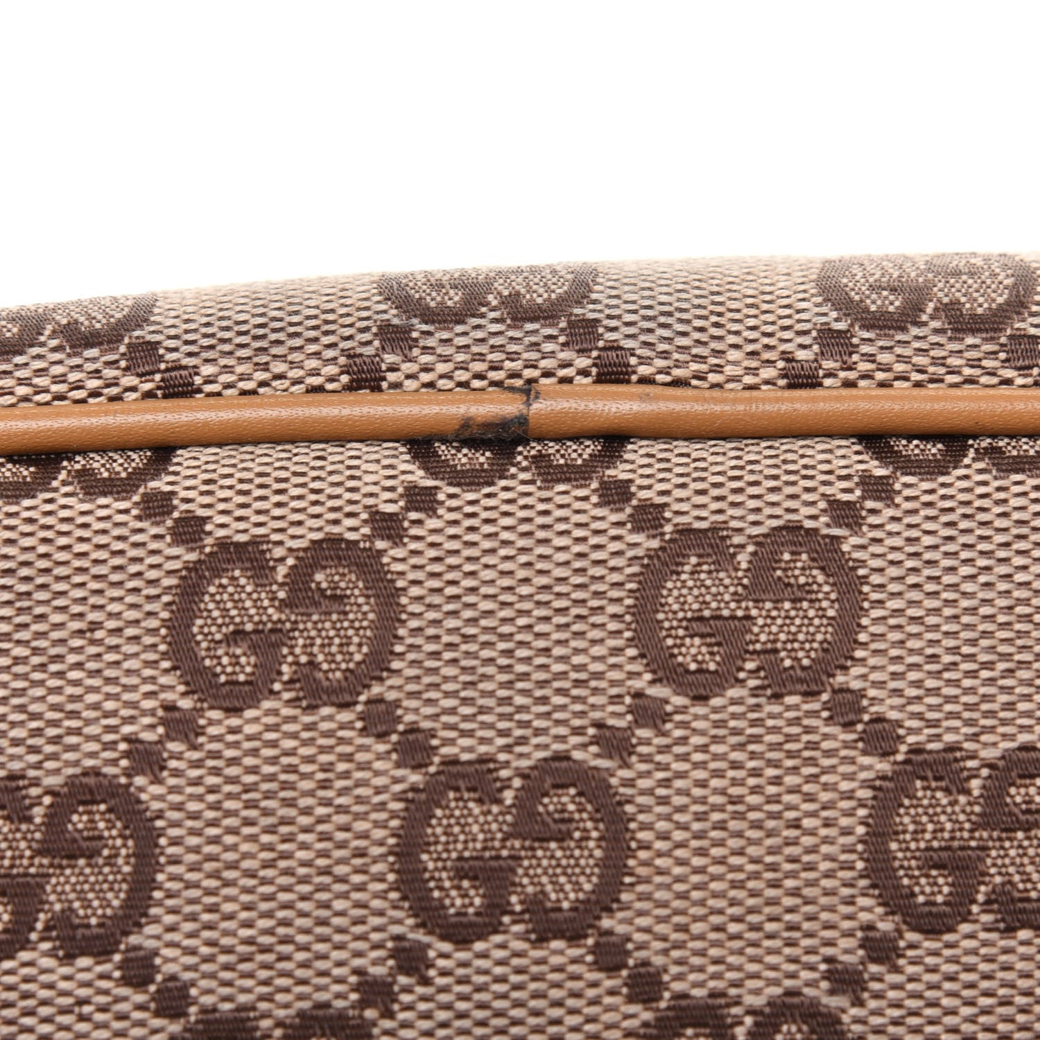 Gucci Monogram Boat Pochette Brown 14 of 16