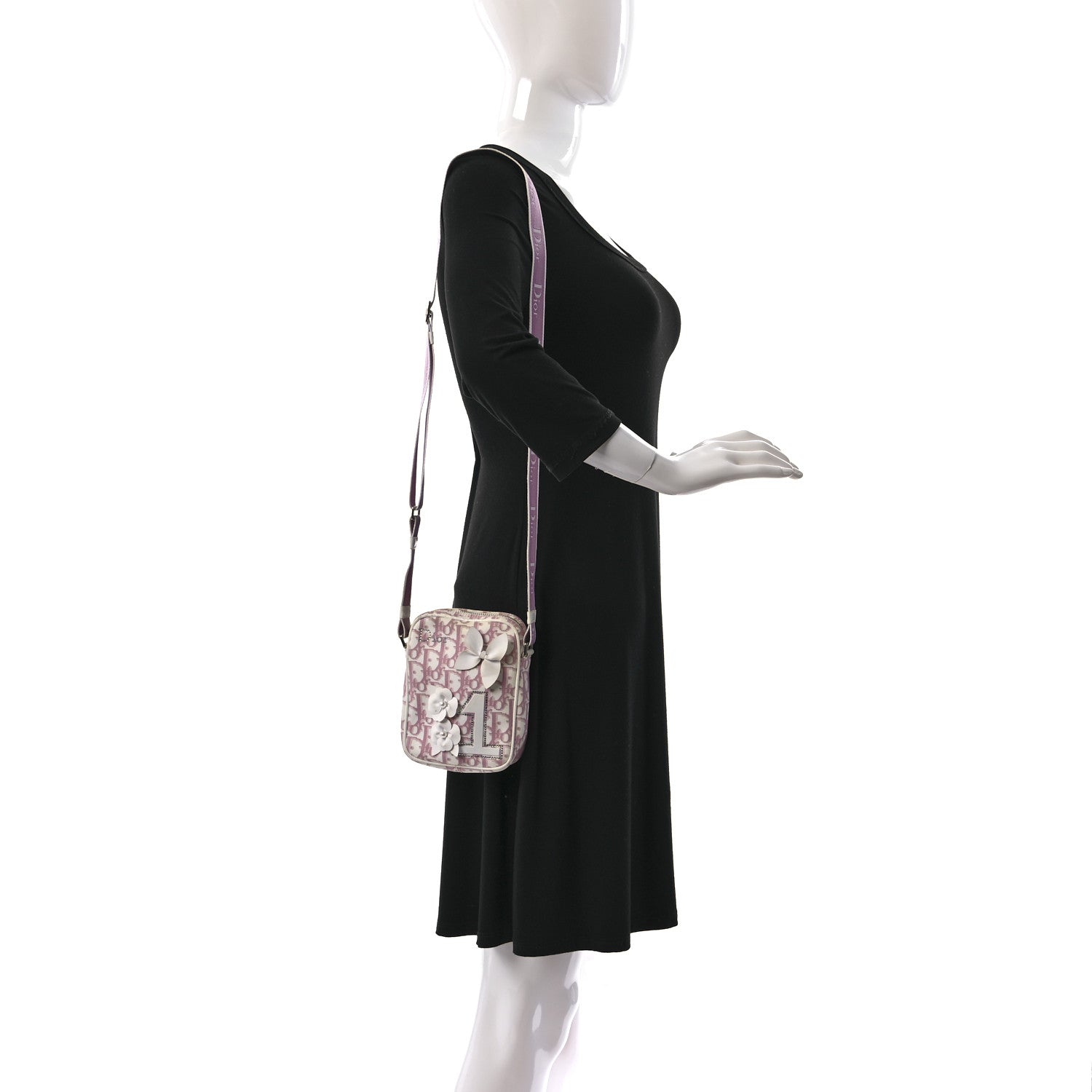 Christian Dior Monogram Girly Shoulder Bag Pink 3 of 18
