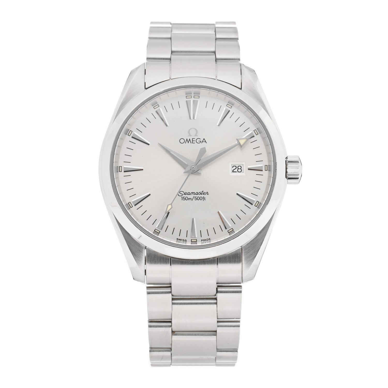 Omega Stainless Steel 39mm Seamaster Aqua Terra Quartz Watch 2517.30 1 of 4