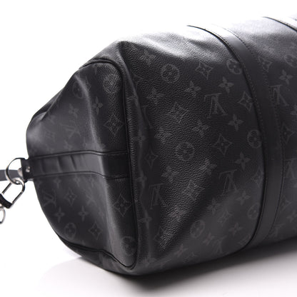 Louis Vuitton Monogram Eclipse Keepall Bandouliere 45 6 of 12