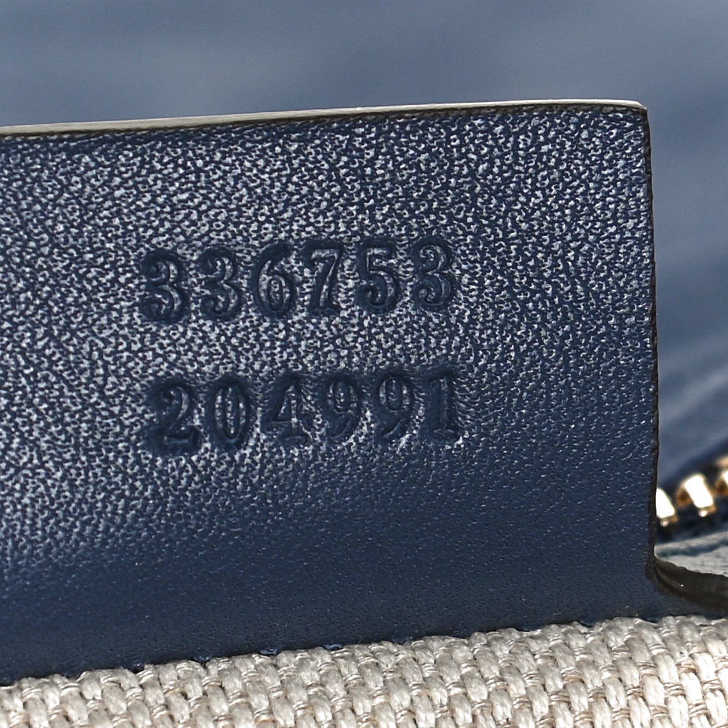 Soft Patent Medium Soho Clutch Uniform Blue