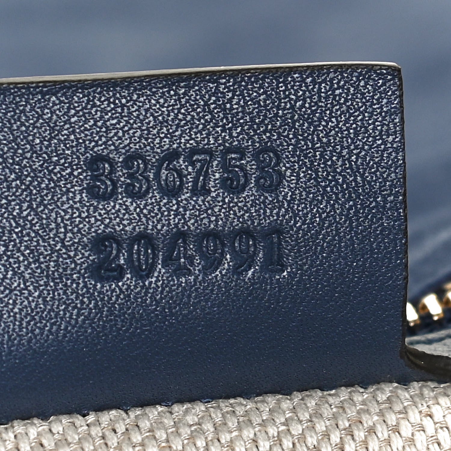 Gucci Soft Patent Medium Soho Clutch Uniform Blue 8 of 13