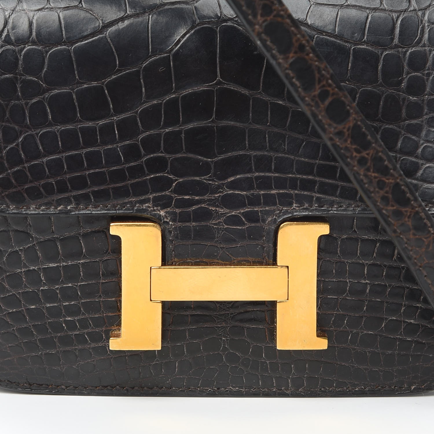 Hermes Shiny Alligator Micro Constance 14 Ebene 19 of 23