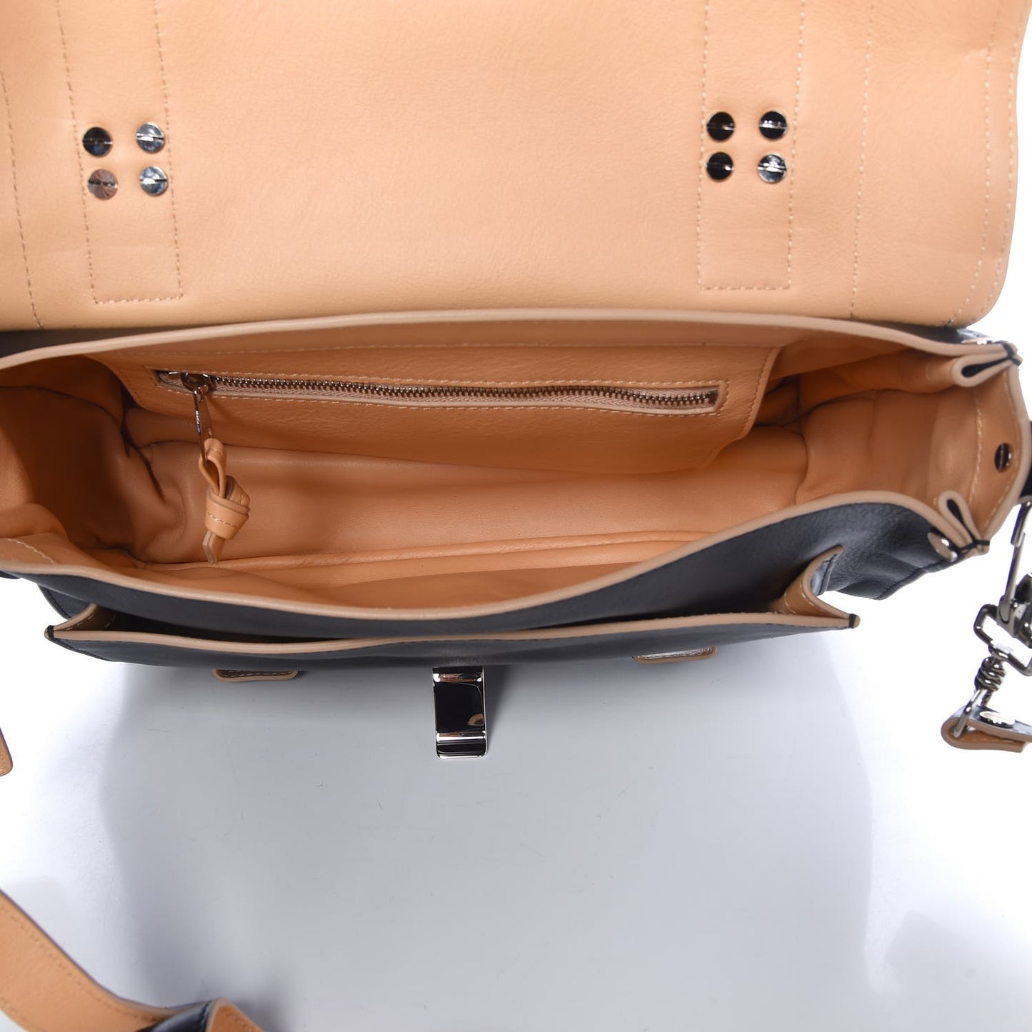 Lambskin 2 Tone Medium PS1 Satchel Black Sorbet