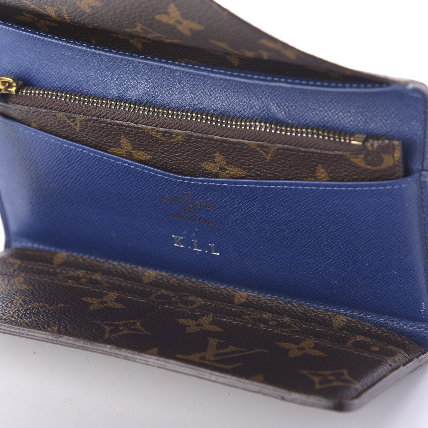 Monogram Josephine Wallet Blue