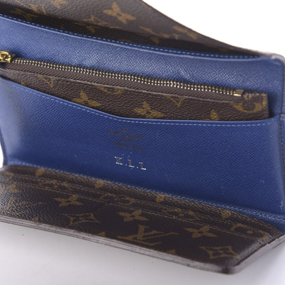 Louis Vuitton Monogram Josephine Wallet Blue 5 of 13