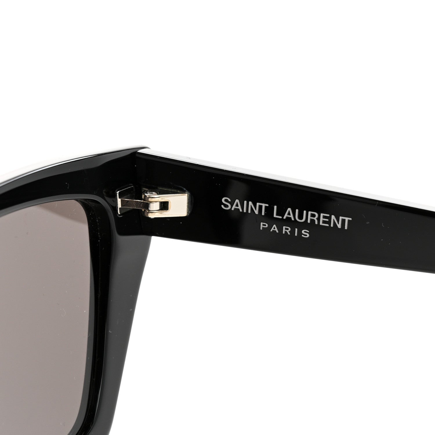 Saint Laurent Acetate Mica Cat Eye Sunglasses SL 276 Black 5 of 8