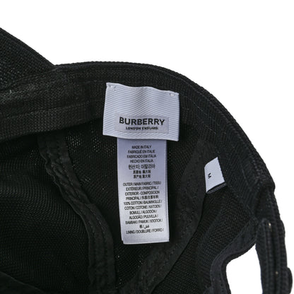 Burberry Cotton TB Monogram Baseball Hat M Black 8 of 12