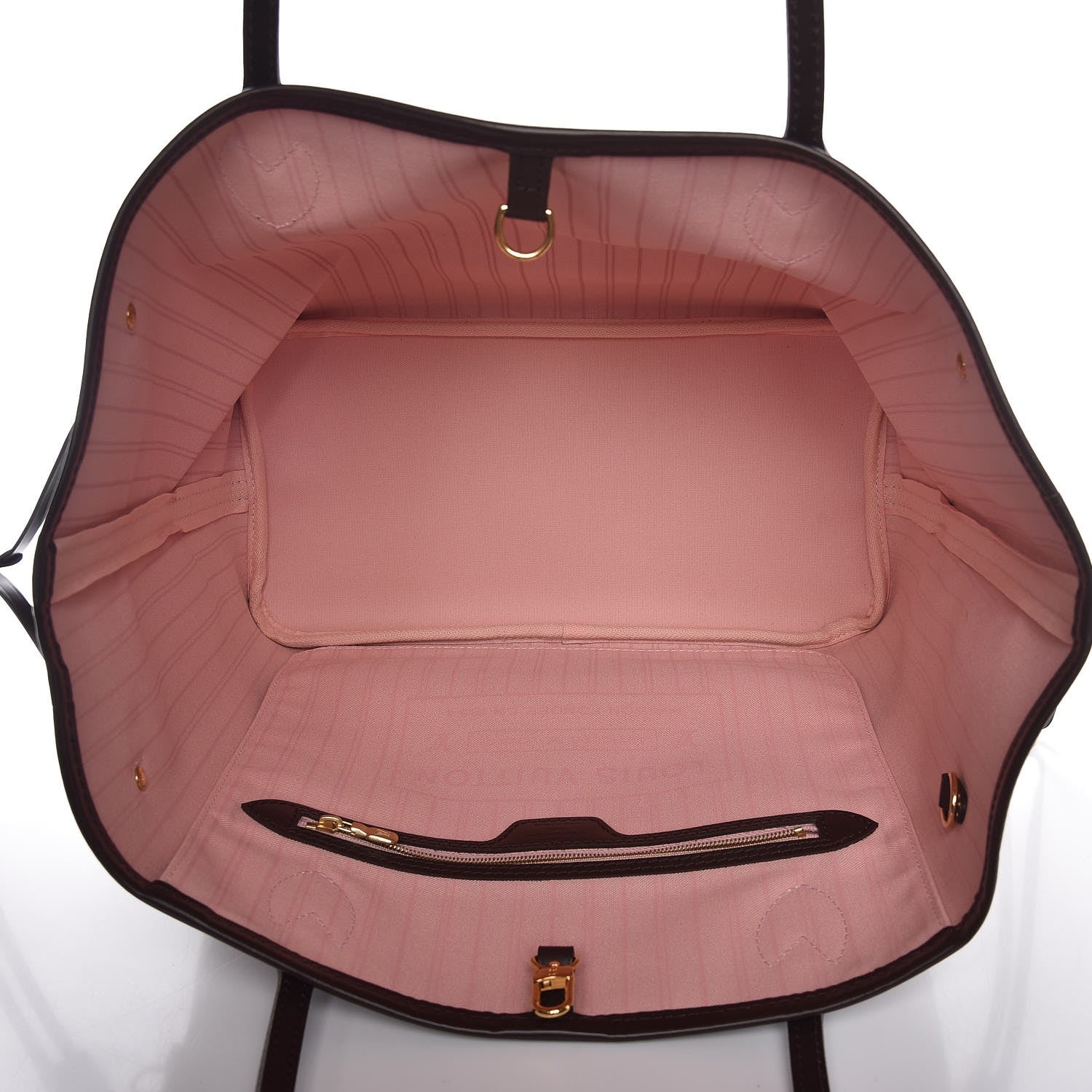 Louis Vuitton Damier Ebene Neo Neverfull MM Rose Ballerine 5 of 7