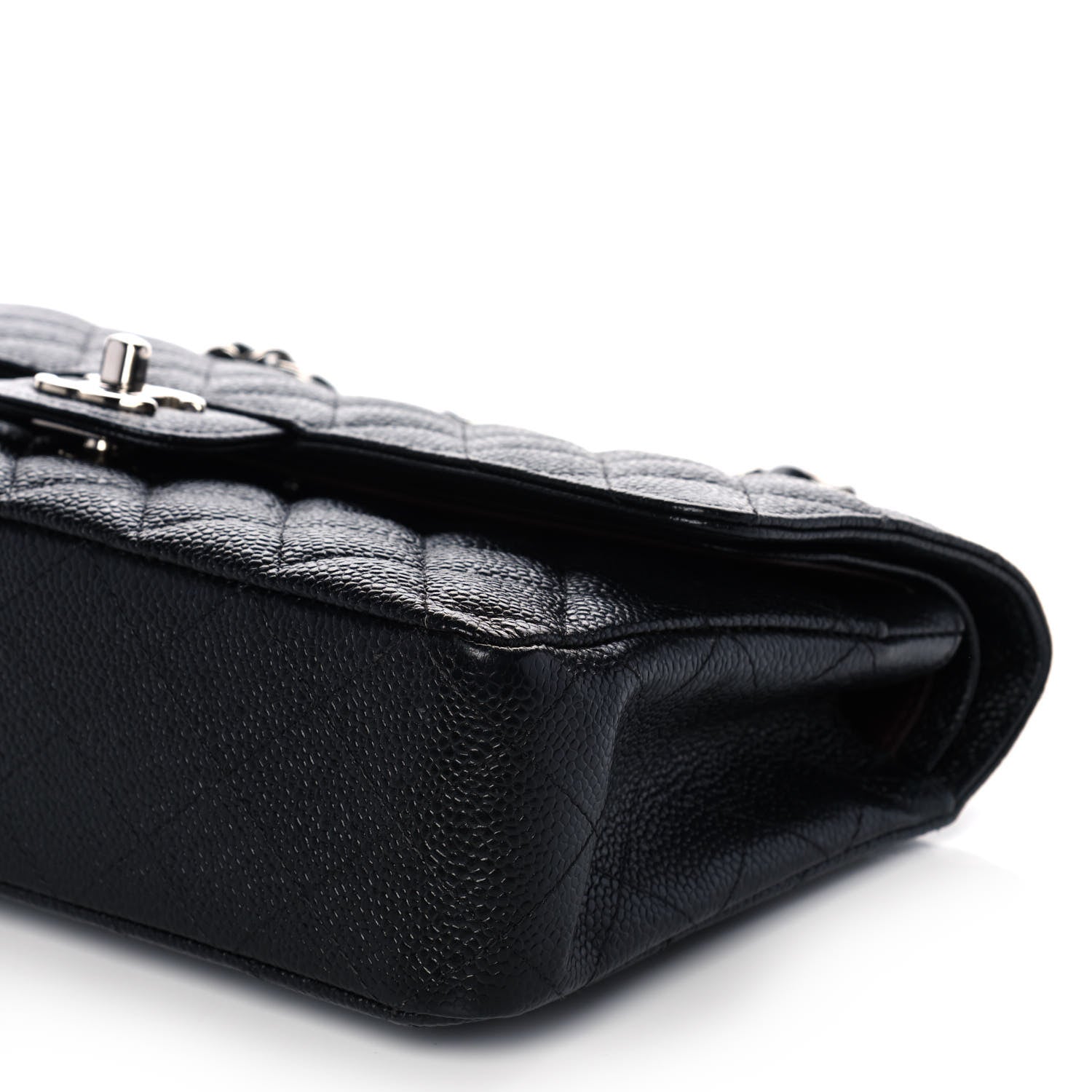 Chanel Caviar Quilted Medium Double Flap Black 10 of 10
