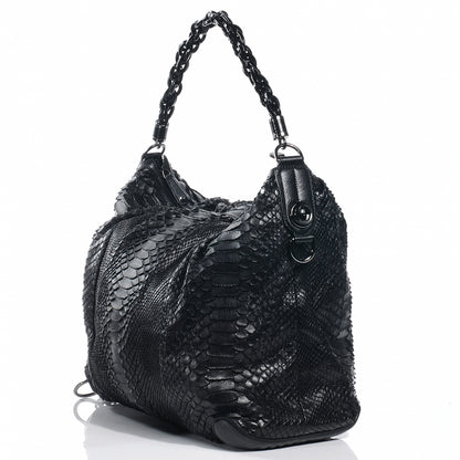 Gucci Python Large Galaxy Hobo Black 8 of 9
