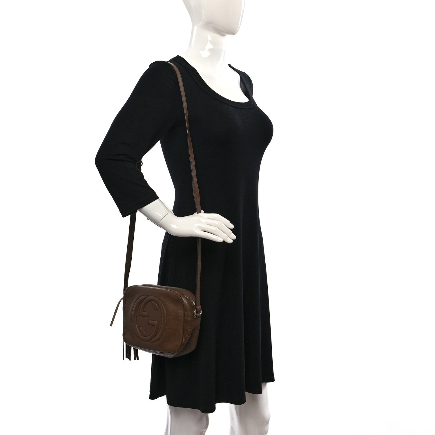 Gucci Cellarius Calfskin Small Soho Disco Bag Acero 2 of 10