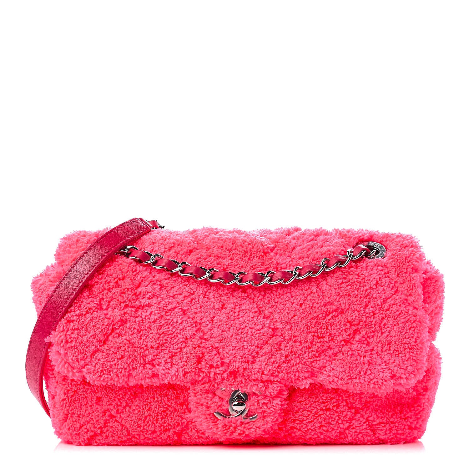 Chanel Lambskin Calfskin Mixed Fibers Quilted Medium Flap Pink 1 of 11