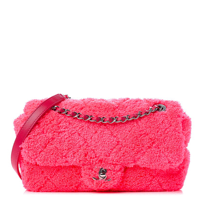 Chanel Lambskin Calfskin Mixed Fibers Quilted Medium Flap Pink 1 of 11