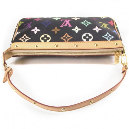 Louis Vuitton Monogram Multicolor Pochette Accessories Black 5 of 8