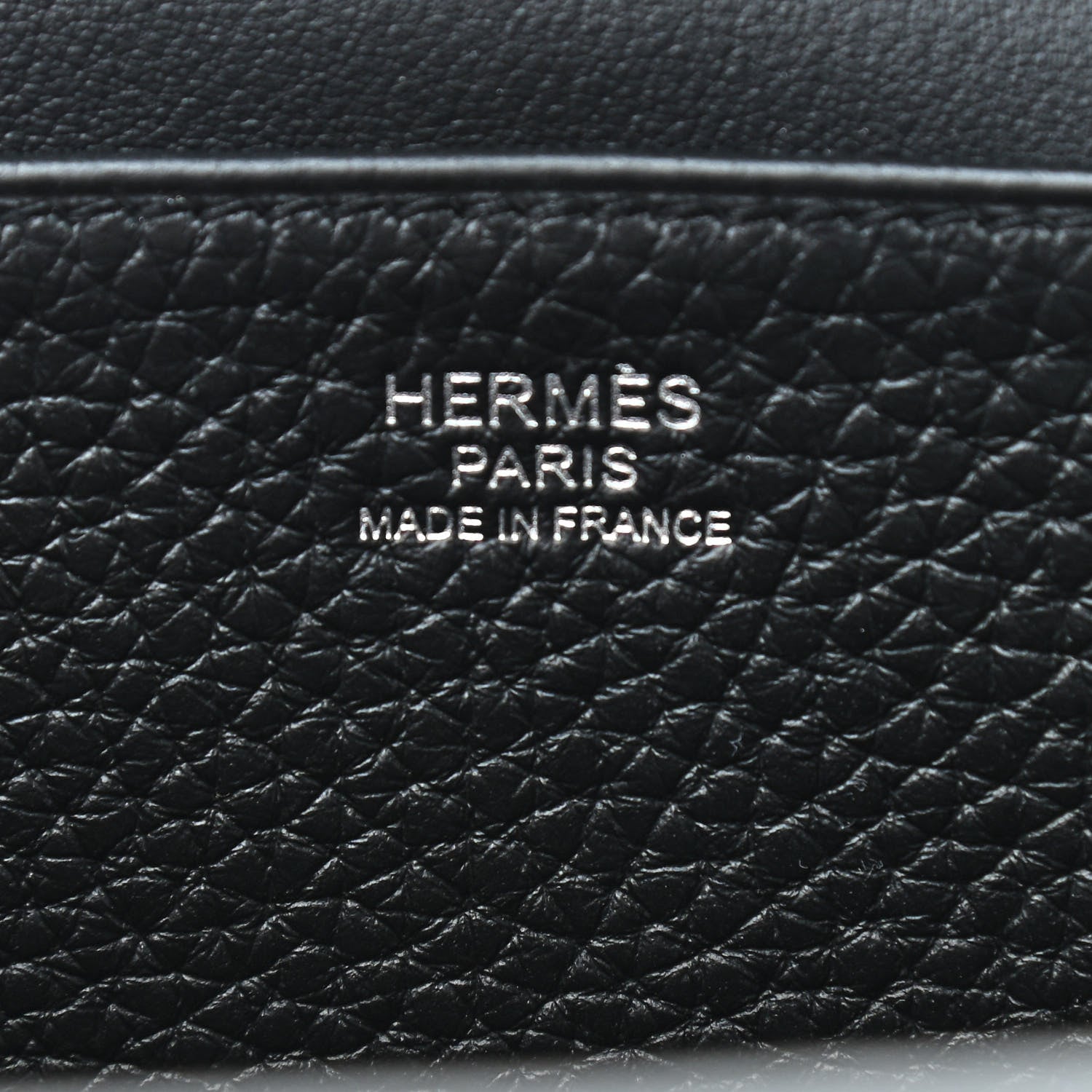 Hermes Taurillon Clemence Halzan 25 Black 6 of 9