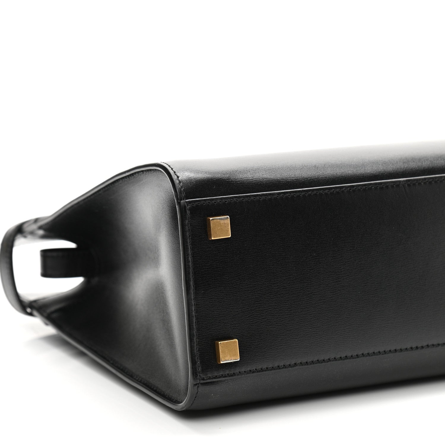 Saint Laurent Calfskin Small Manhattan Shopper Tote Black 9 of 10