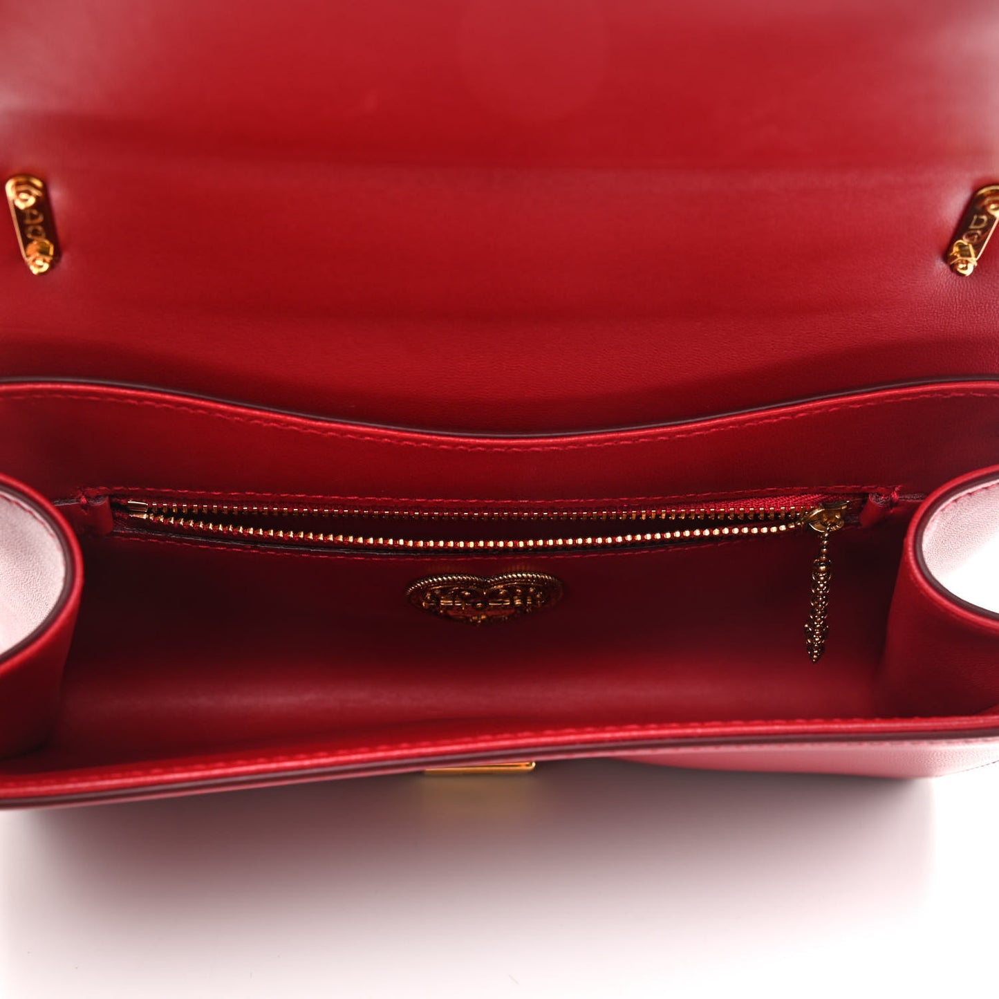 Nappa Devotion Crossbody Bag Rosso Papavero