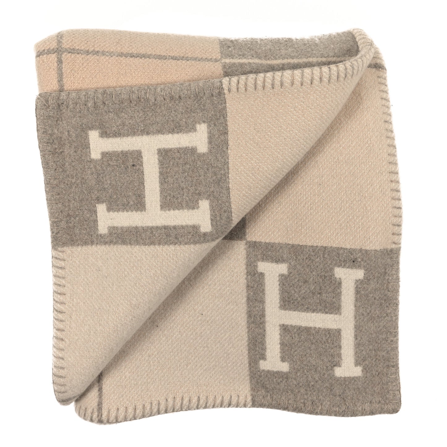 Wool Cashmere Avalon III Blanket Coco Camomille