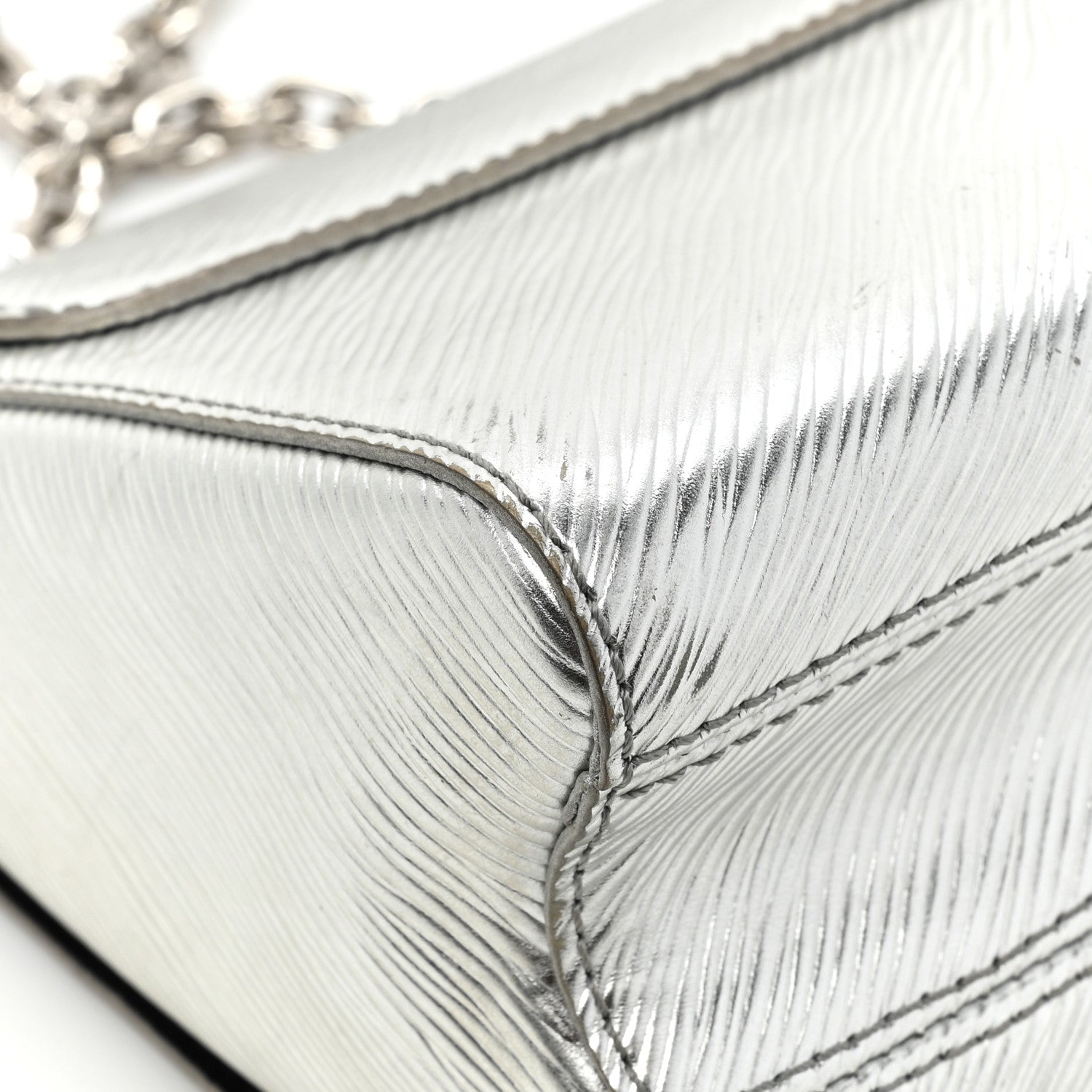 Louis Vuitton Epi Twist Shoulder Bag PM Argent 12 of 14
