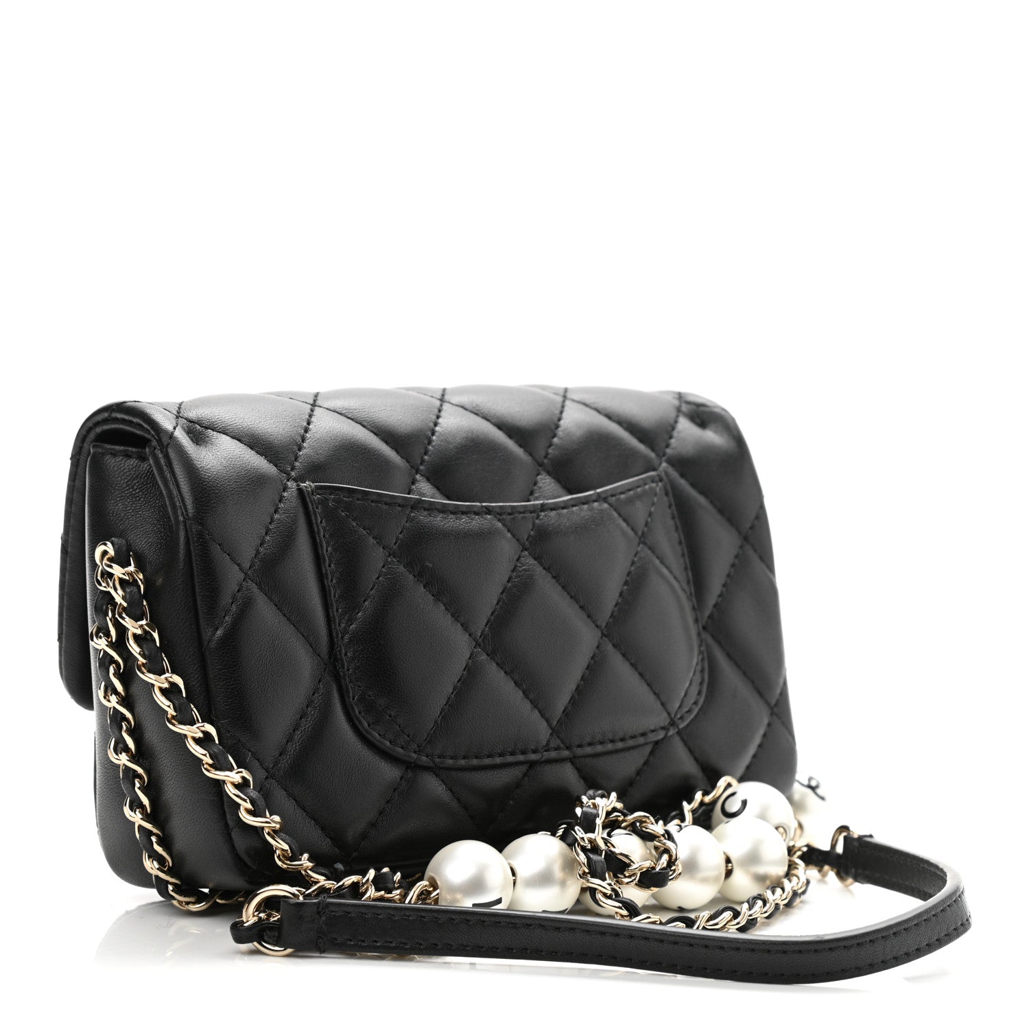 Chanel Lambskin Quilted Mini My Precious Flap Black 3 of 12