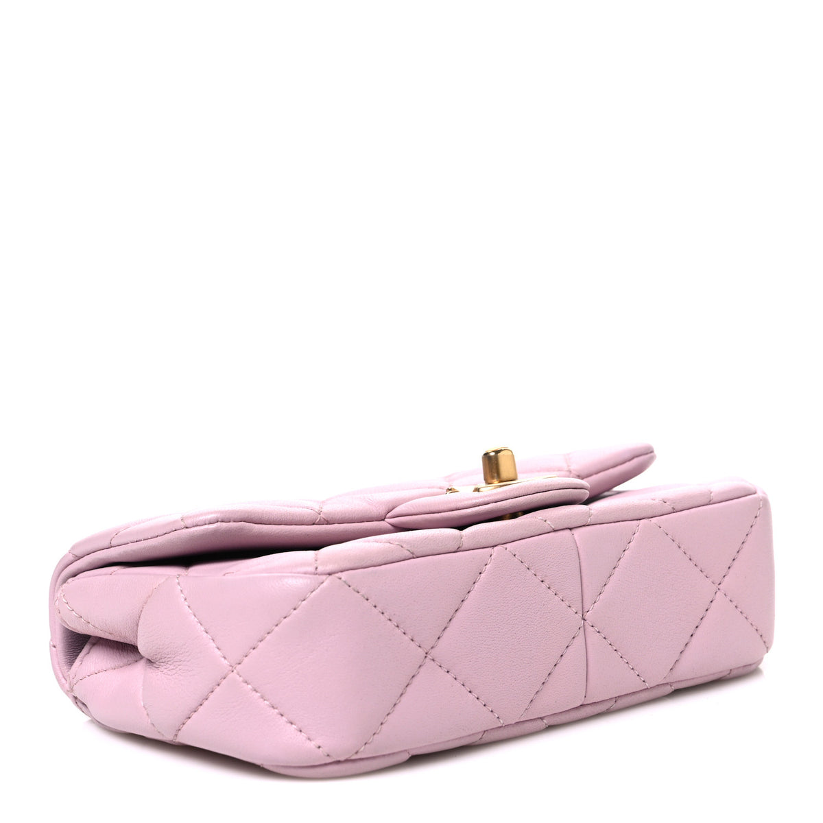Chanel Lambskin Quilted Pearl Small Flap Lilac 4 of 10