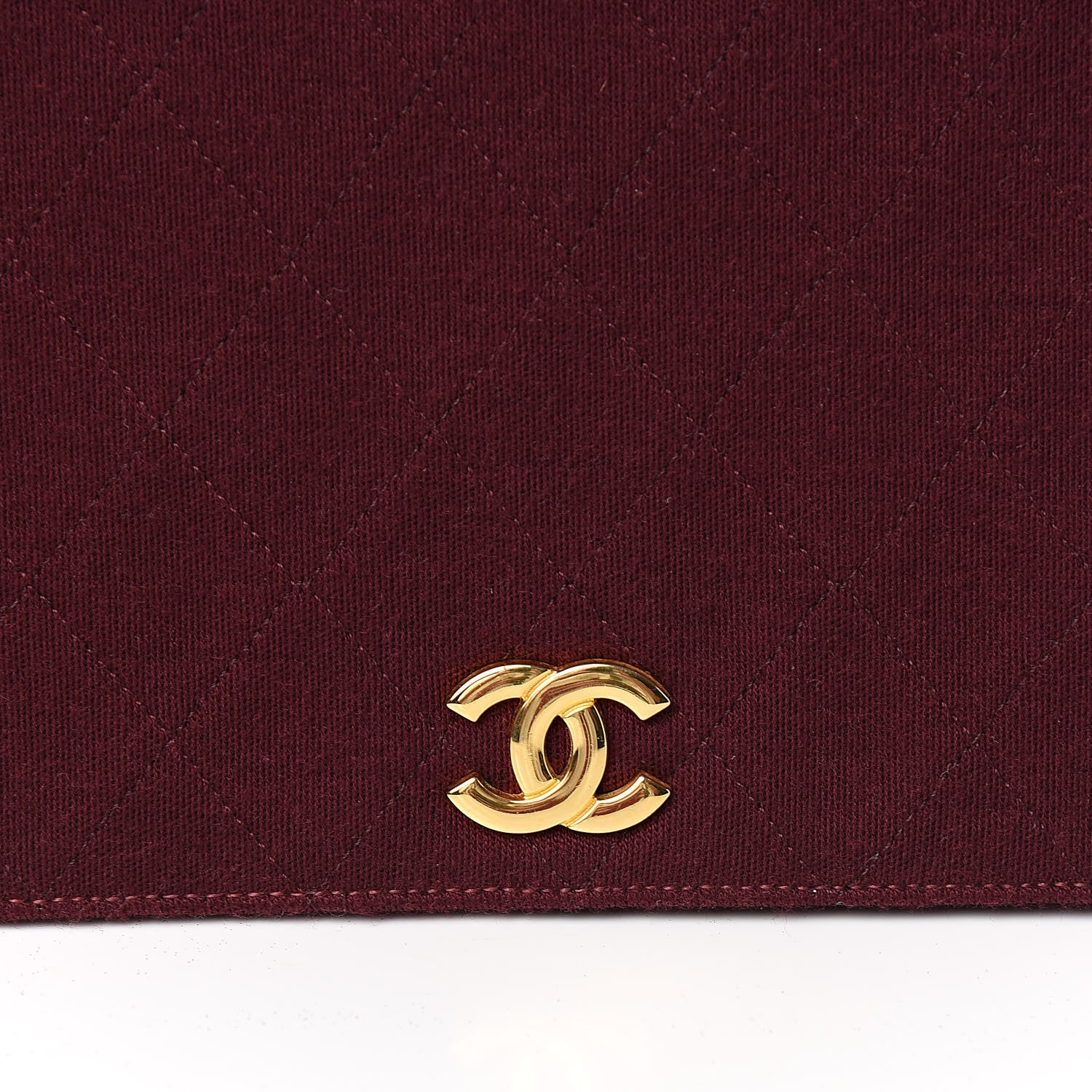 Chanel Jersey Quilted Small Single Flap Dark Red 12 of 12