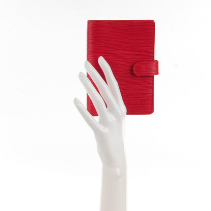 Louis Vuitton Epi Small Ring Agenda Cover Rouge 2 of 7