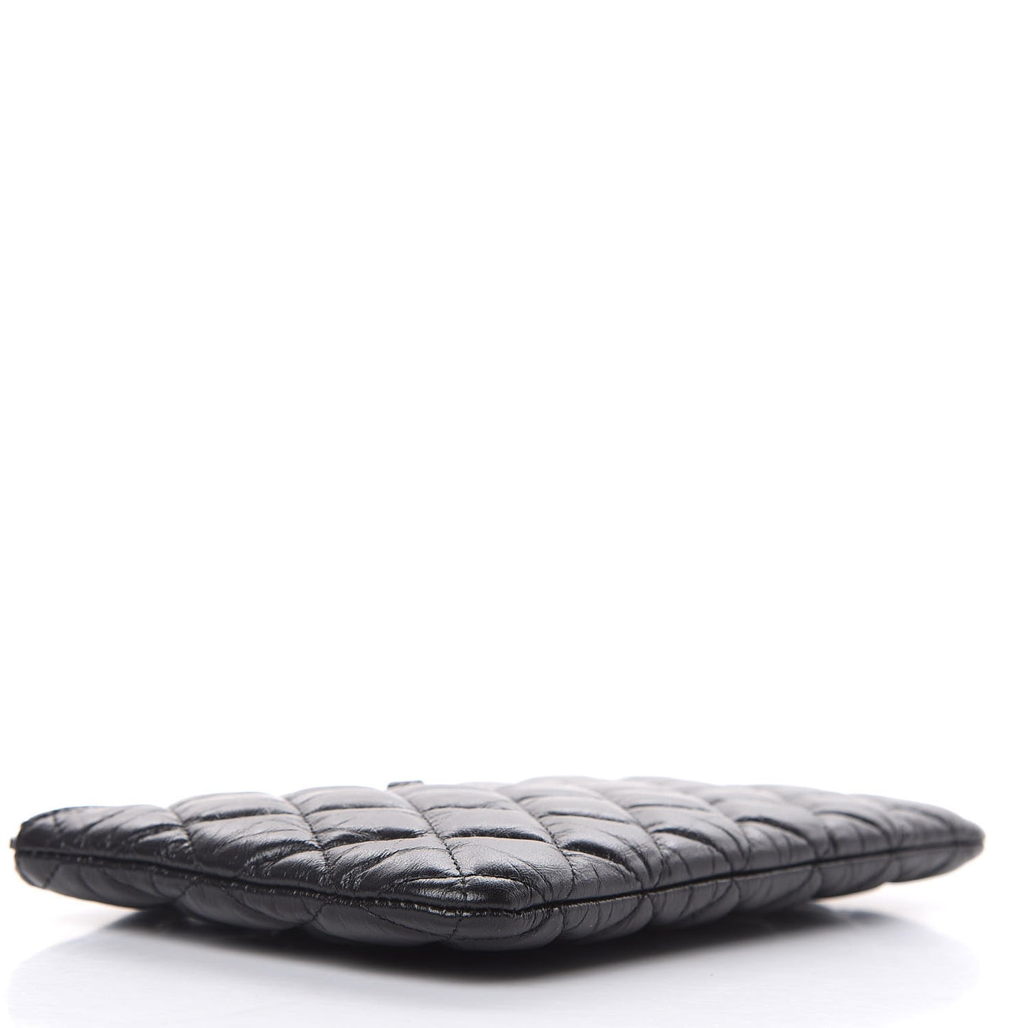 Aged Calfskin Quilted Medium Reissue Cosmetic Case So Black