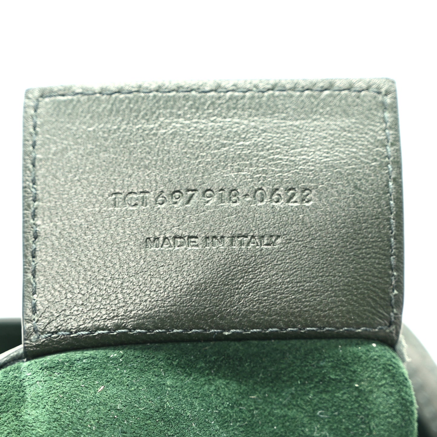 Calfskin Medium Paris VII Flat Hobo New Vert Fonce