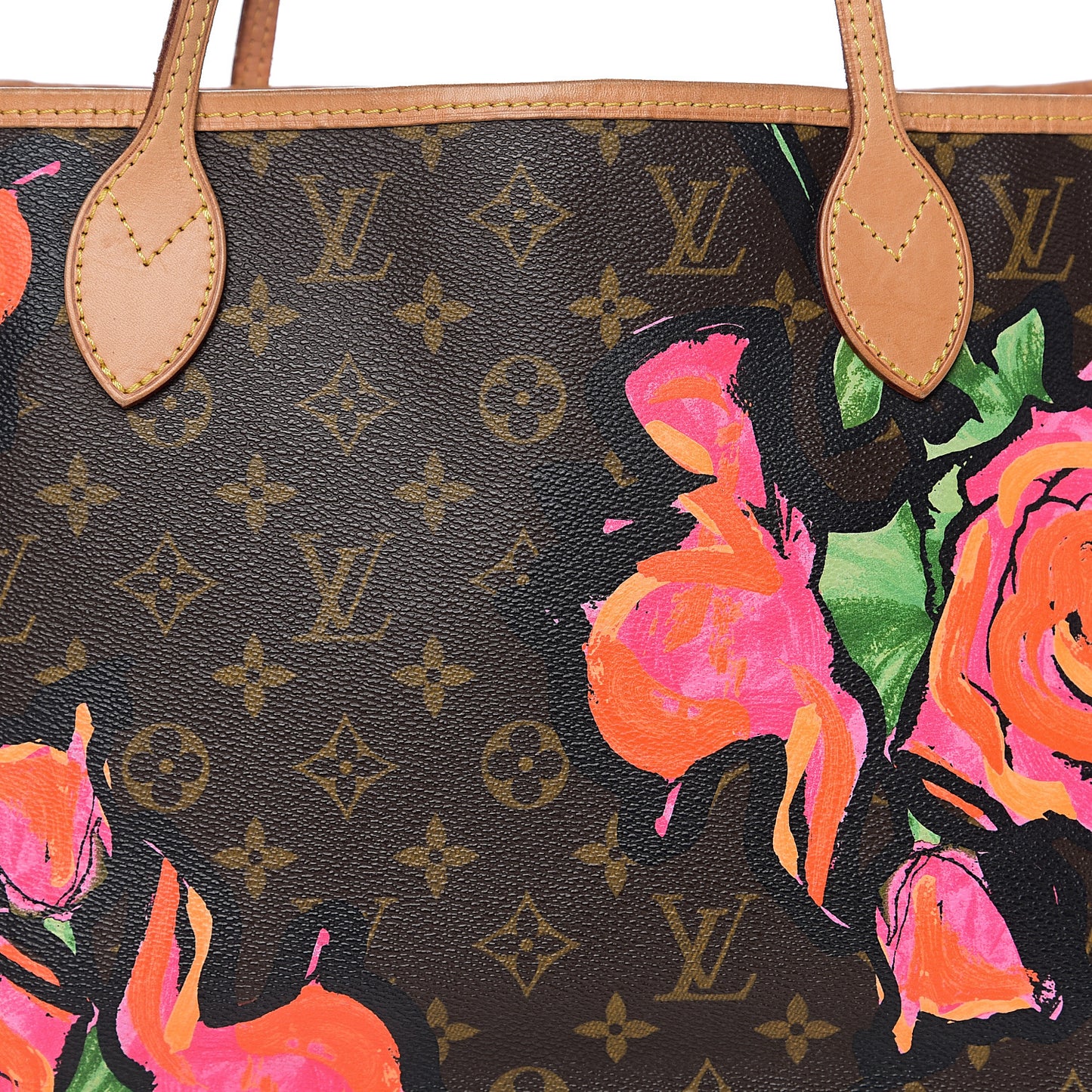 Monogram Roses Neverfull MM