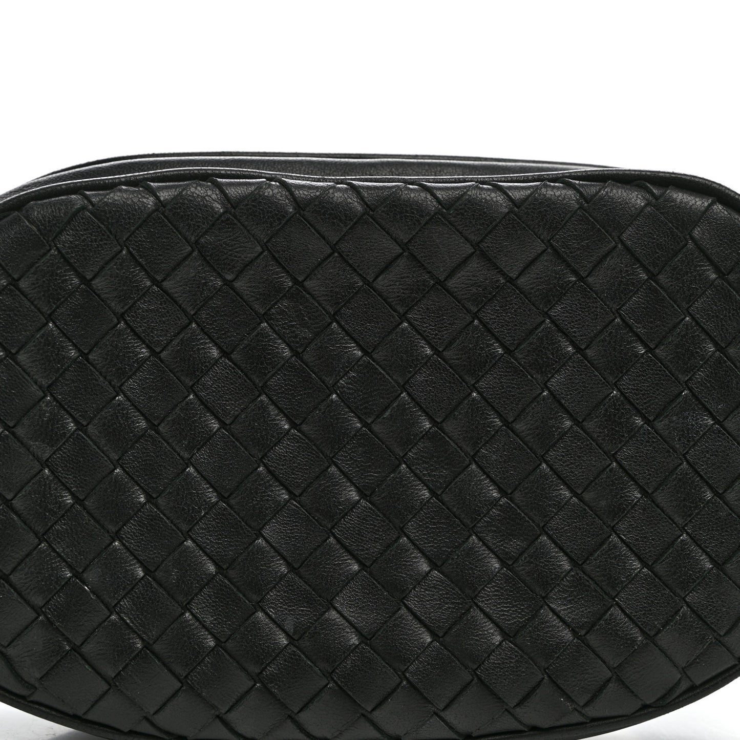 Nappa Intrecciato Belt Bag Black