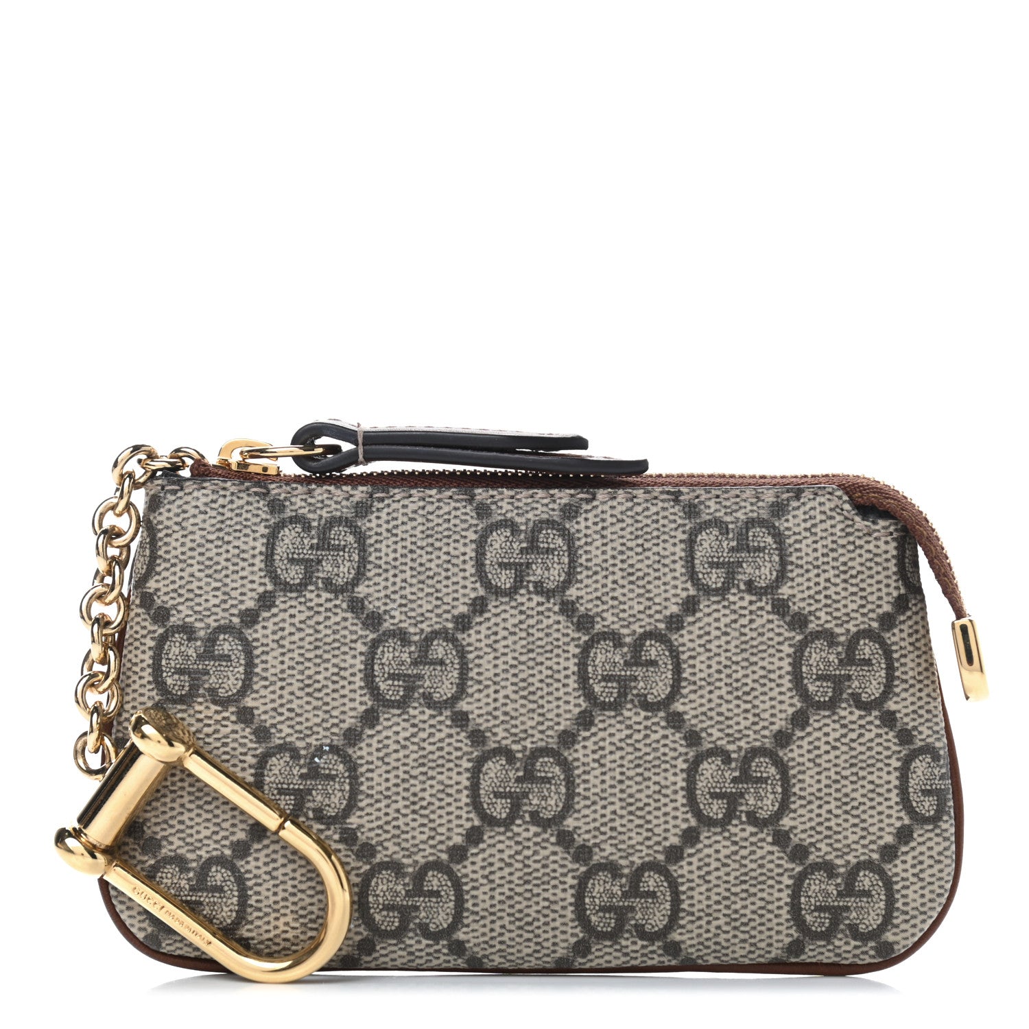 Gucci GG Supreme Monogram Key Case Brown 1 of 9