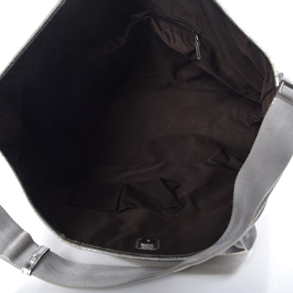 Gucci Metallic Monogram Travel Bag Silver 5 of 19