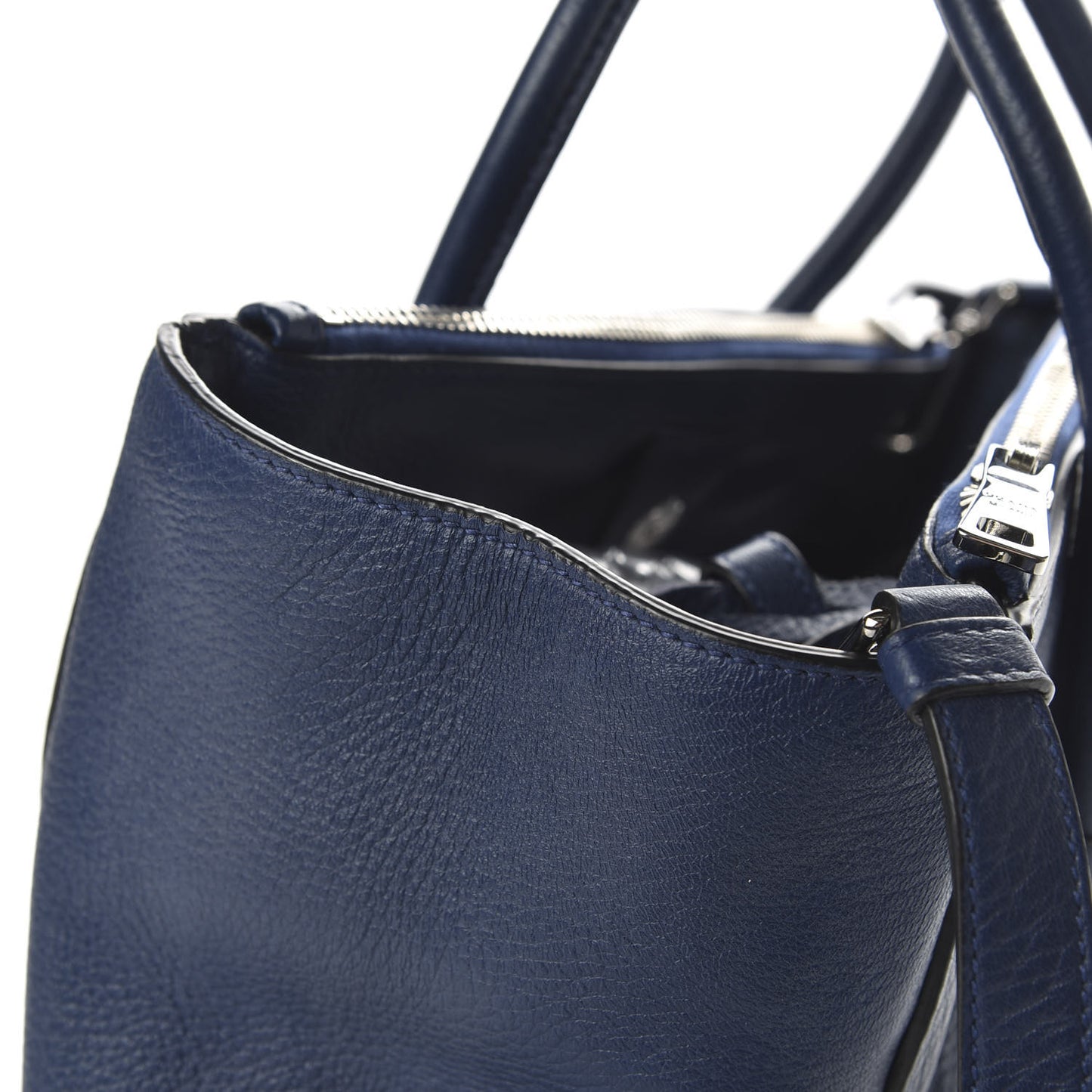 Cervo Deerskin Twin Pocket Tote Bleuette