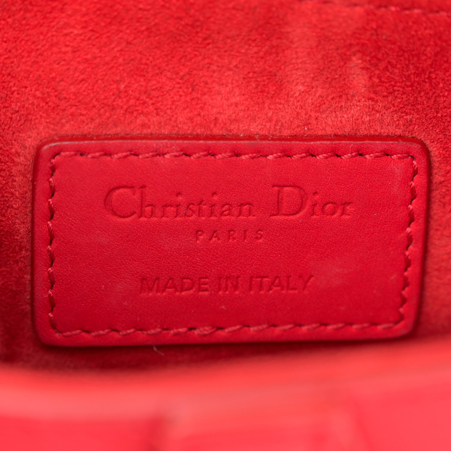 Christian Dior Ultra Matte Calfskin Mini Saddle Bag Red 6 of 12