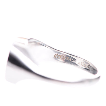 Tiffany Sterling Silver Return to Tiffany Heart Signet Ring 52 6 5 of 6