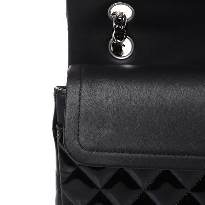 Chanel Patent Quilted Medium Double Flap Black 10 of 14