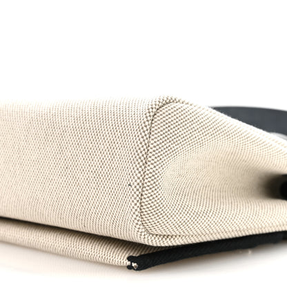 Hermes Toile H Vache Hunter Herbag Zip Retourne 20 Ecru Amande Black 10 of 11