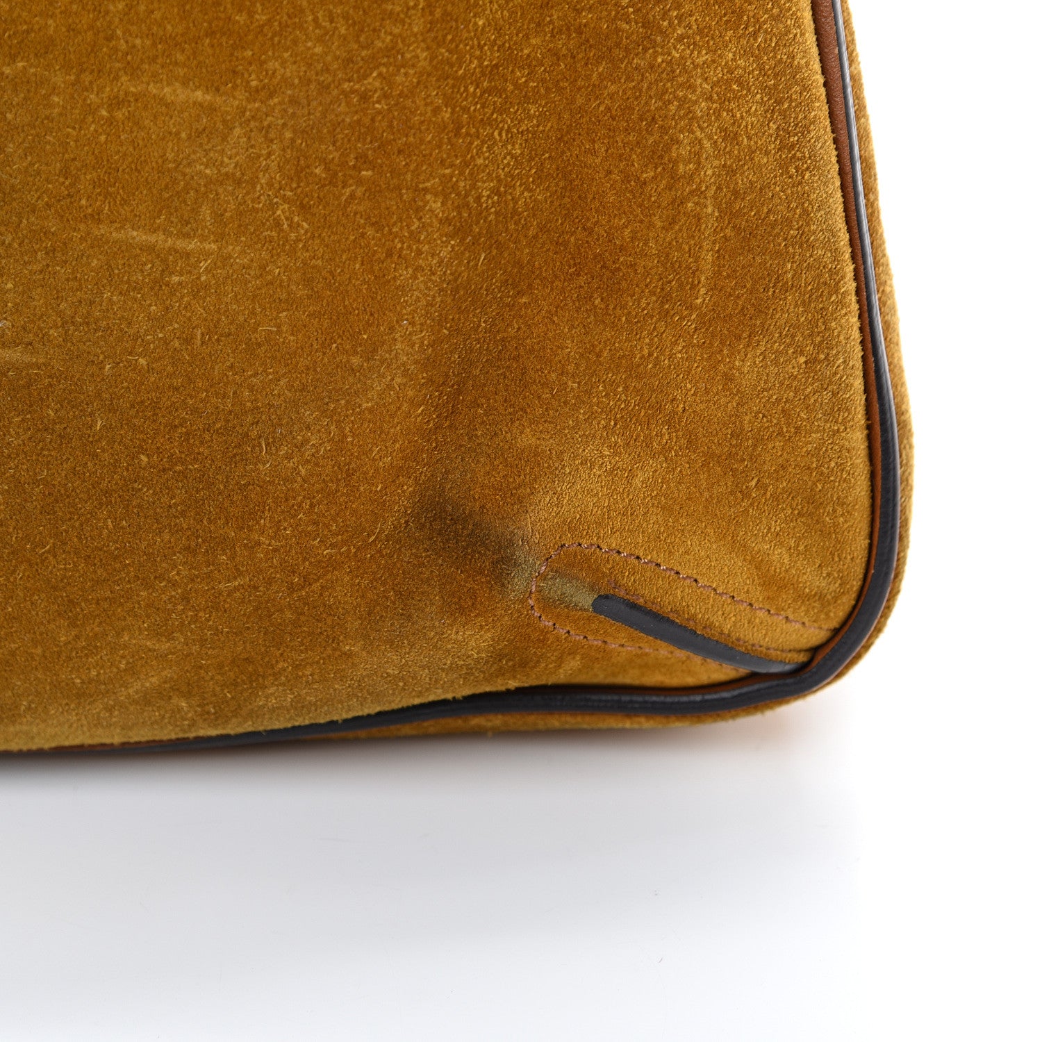Chloe Suede Medium Lexa Shoulder Bag Mustard Brown 15 of 17