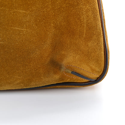 Chloe Suede Medium Lexa Shoulder Bag Mustard Brown 15 of 17
