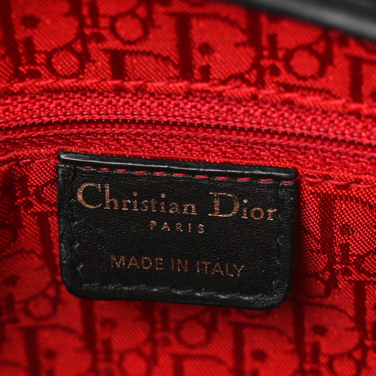Christian Dior Lambskin Cannage Large Lady Dior Black 6 of 13