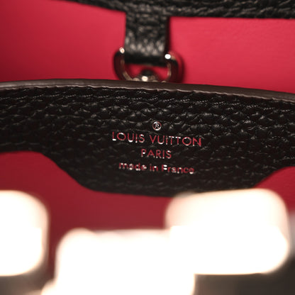 Louis Vuitton Taurillon Snakeskin Capucines BB Black 6 of 9