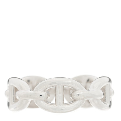 Hermes Sterling Silver PM Chaine d'Ancre Enchainee Band Ring 55 7.25 1 of 6