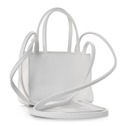 Telfar Vegan Leather Small Shopping Bag White 3 of 11