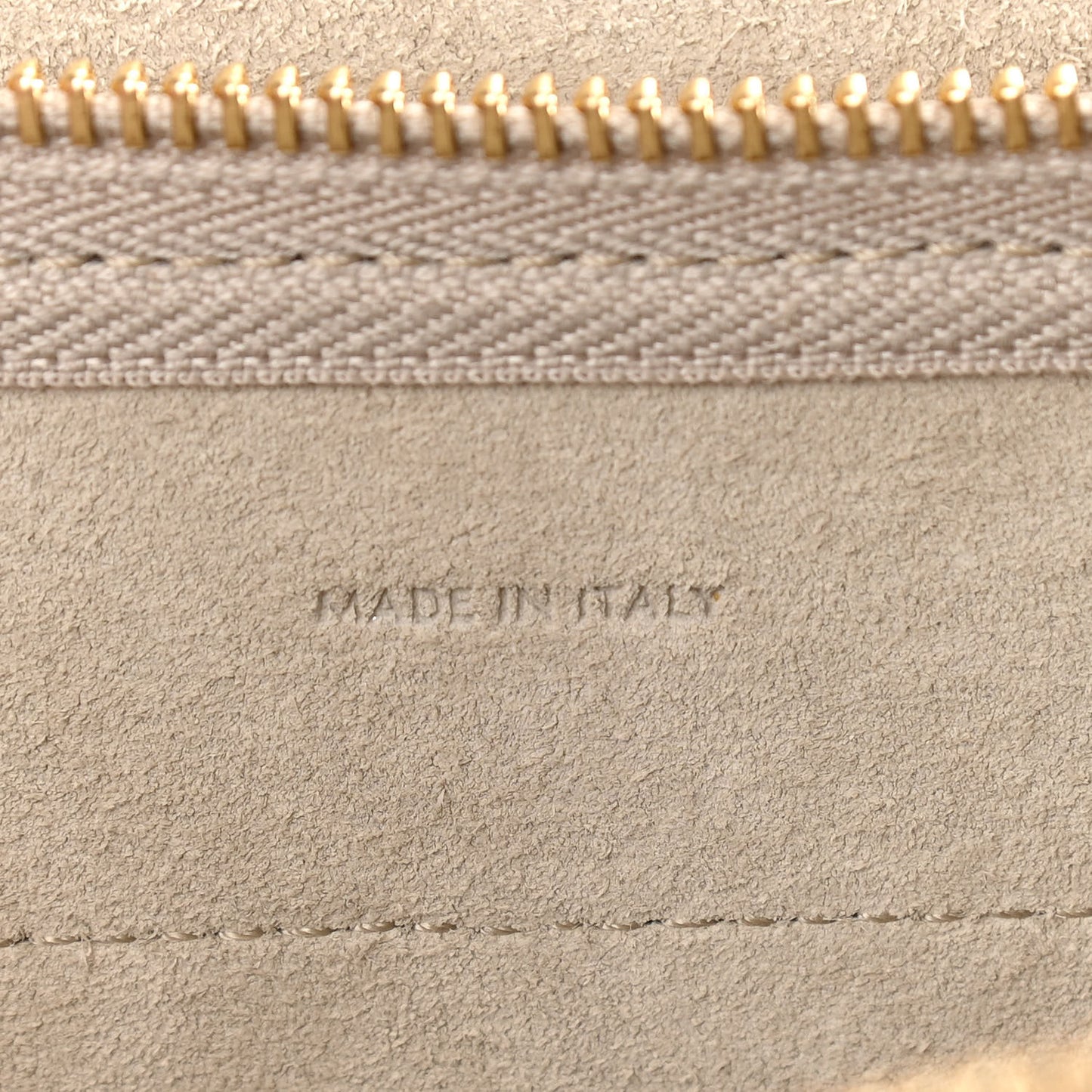 Grained Calfskin Nano Belt Bag Light Taupe