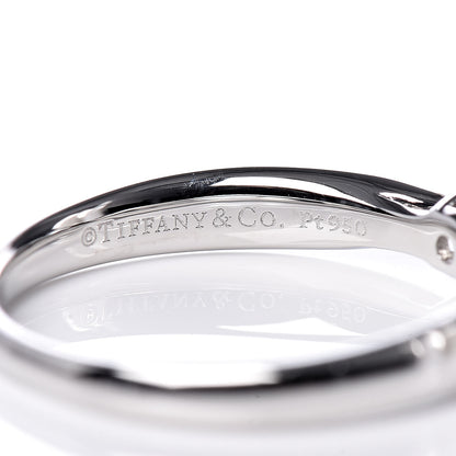 Tiffany Platinum Diamond .19ct Harmony Solitaire Engagement Ring 48 4.5 7 of 9
