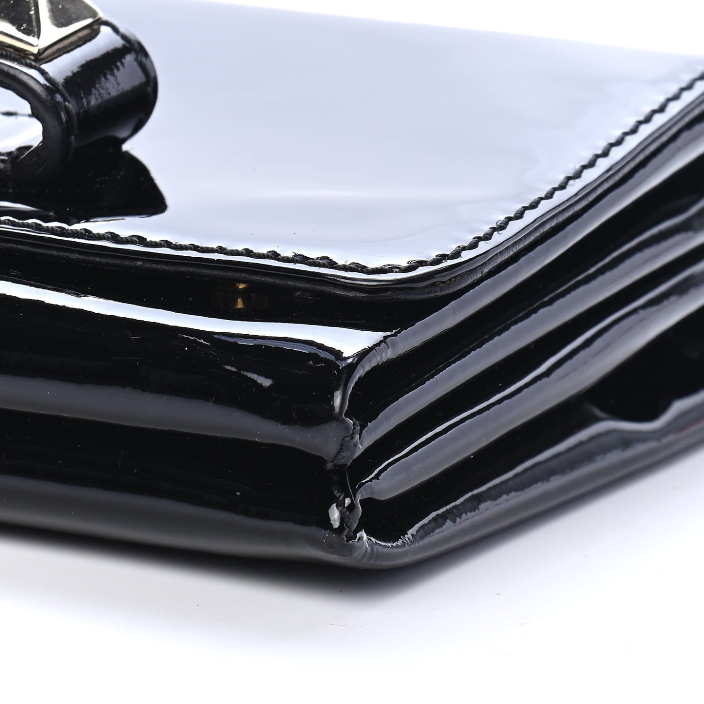 Patent Va Va Voom Shoulder Bag Black